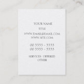 Themis - Dame Justice Visitenkarte (Rückseite)