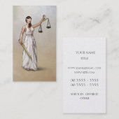 Themis - Dame Justice Visitenkarte (Vorne/Hinten)