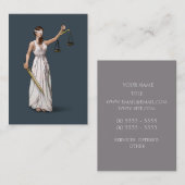 Themis - Holzkohle Visitenkarte (Vorne/Hinten)