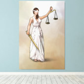 Themis - Lady Justice Leinwanddruck (Insitu (Holzboden))