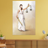 Themis - Lady Justice Leinwanddruck (Insitu (Wohnzimmer))