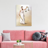 Themis - Lady Justice Leinwanddruck (Insitu (Wohnzimmer))
