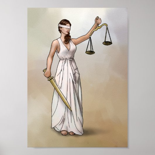 Themis - Lady Justice Poster (Vorne)