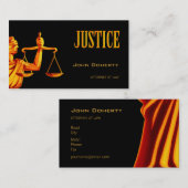 Themis | Rechtsanwalt am Gesetz Visitenkarte (Vorne/Hinten)