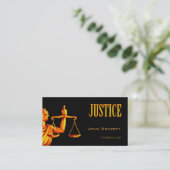 Themis | Rechtsanwalt am Gesetz Visitenkarte (Stehend Vorderseite)