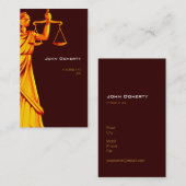 Themis | Rechtsanwalt am Gesetz Visitenkarte (Vorne/Hinten)