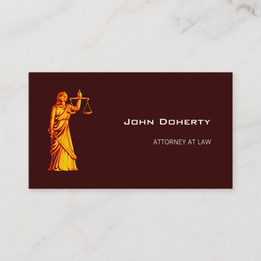 Themis | Rechtsanwalt am Gesetz Visitenkarte (Vorderseite)