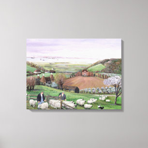 Themse-Ansicht Leinwanddruck