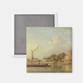 Themse at Twickenham, c.1760 (Öl auf Leinwand) Magnet (Vorderseite/Rückseite)