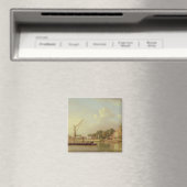 Themse at Twickenham, c.1760 (Öl auf Leinwand) Magnet (In Situ (Geschirrspüler))