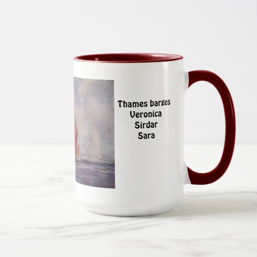 Themse barges Veronica Sirdar Sara Tasse (Rechts)