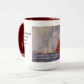 Themse barges Veronica Sirdar Sara Tasse (Vorderseite Links)