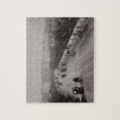 Themse-Damm (Sepia-Foto) Puzzle (Vertikal)