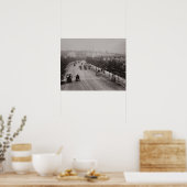 Themse Embankment (sepia Foto) Poster (Küche)