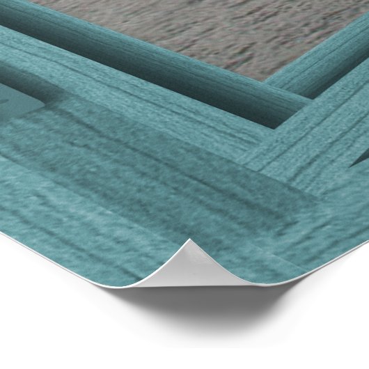 Themse Fluss durch ein 6-poliges Open-Window-Poste Poster (Ecke)