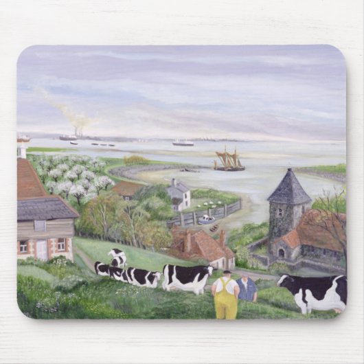 Themse-Mündungs-Bauernhof Mousepad (Vorne)