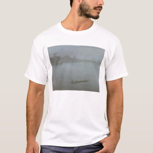 Themse - Notturno im Blau und im Silber, c.1872/8 T-Shirt (Vorderseite)