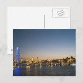 Themse Postkarte (Vorne/Hinten)