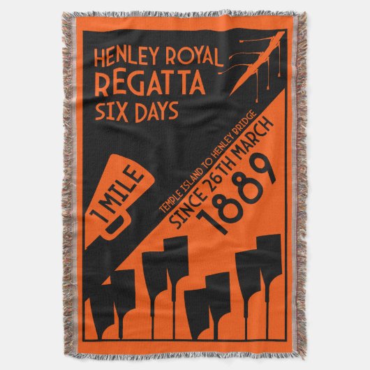 Themse Regatta - Picnic Rowing Decke (Vorderseite Vertikal)