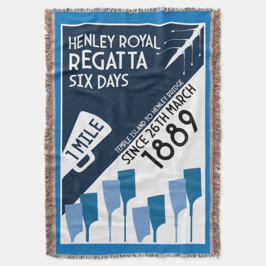 Themse Regatta - Ruwing Picnic Decke (Vorderseite Vertikal)