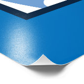 Themse Regatta - Vintage Retro Style Rowing Fotodruck (Ecke)