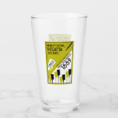 Themse Regatta - Vintage Retro Style Rowing Glas (Rückseite)