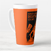 Themse Regatta - Vintage Retro Style Rowing Milchtasse (Linke Ecke)