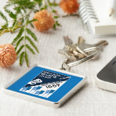 Themse Regatta - Vintage Retro Style Rowing Schlüsselanhänger (Seite)