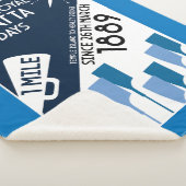 Themse Regatta - Vintage Retro Style Rowing Sherpadecke (3/4)