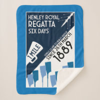 Themse Regatta - Vintage Retro Style Rowing