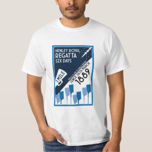 Themse Regatta - Vintage Retro Style Rowing T-Shirt
