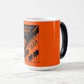 Themse Regatta - Vintage Retro Style Rowing Verwandlungstasse (VorderseiteRechts)