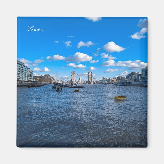 Themse und Tower Bridge Magnet (Vorne)