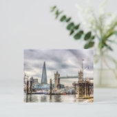 Themse View Postkarte (Stehend Vorderseite)