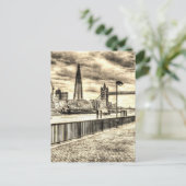 Themse View Postkarte (Stehend Vorderseite)