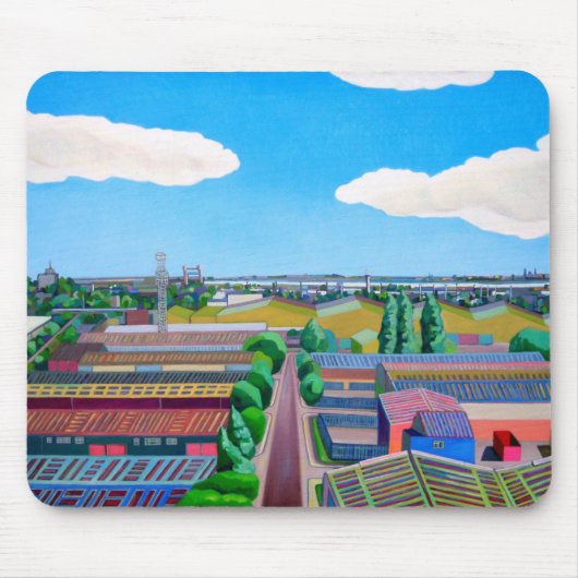 Themse-Zugangs-Sommer Mousepad (Vorne)