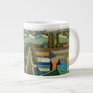 Themse-Zugangs-Winter Jumbo-Tasse