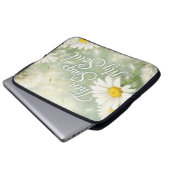 Then Sings My Soul Dandelions and Daisies Laptopschutzhülle (Vorne Knopf)