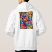 Theni Tamil Nadu City Map Hoodie (Rückseite)