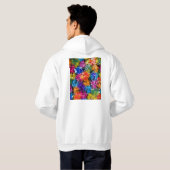 Theni Tamil Nadu City Map Hoodie (Schwarz voll)