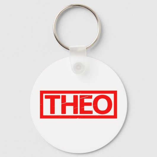 Theo Briefmarke Schlüsselanhänger (Vorderseite)