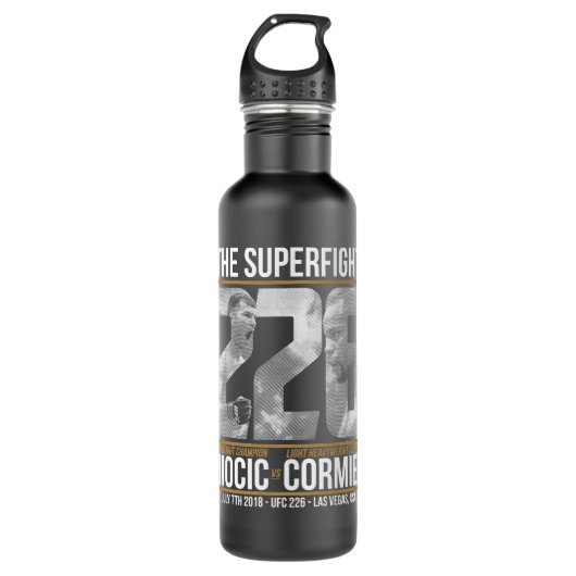 theo james Classic T Shirt Edelstahlflasche (Vorderseite)