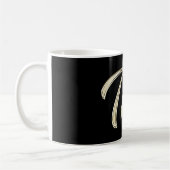 Theo Name whitegold Tasse Teetasse Kaffeetasse (Links)