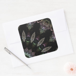 Theo Quadratischer Aufkleber