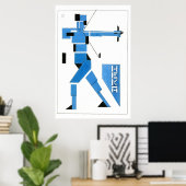 Theo van Doesburg Archer De Stijl Poster (Heimbüro)