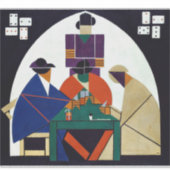 Theo van Doesburg - Kartenspieler Aufkleber (Vorderseite)