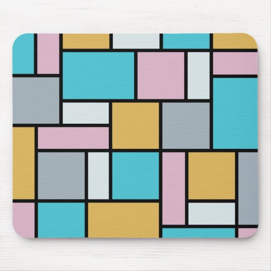 Theo Van Doesburg - Komposition 17 - Mondrian Art Mousepad (Vorne)