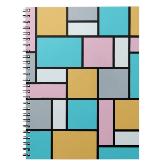 Theo Van Doesburg - Komposition 17 - Mondrian Art Notizblock (Vorderseite)