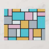 Theo Van Doesburg - Komposition 17 - Mondrian Art Postkarte (Vorderseite)