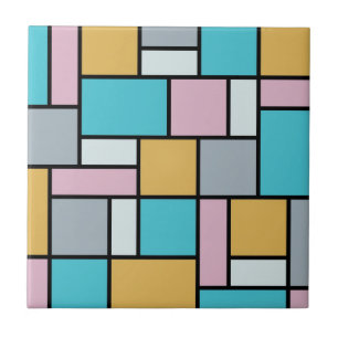 Theo Van Doesburg - Komposition 17 - Mondrian-Kuns Fliese